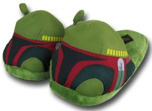 Boba Fett Head Plush Slipper