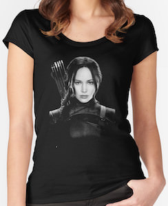 The Hunger Games Katniss Everdeen Portrait T-Shirt