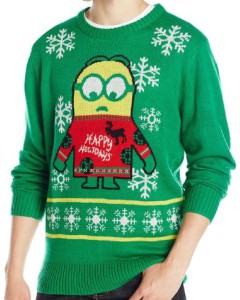 Minion Happy Holidays Ugly Christmas Sweater