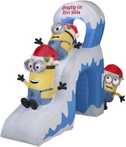 Minion Naughty Or Nice Christmas Outdoor Inflatable