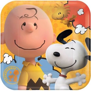 Peanuts Movie Paper Party Plates