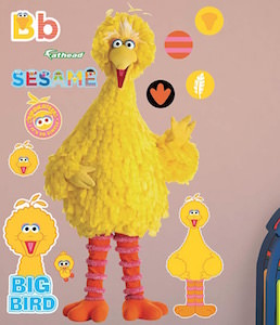 Sesame Street Big Bird Wall Decal Set