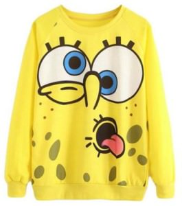 SpongeBob Squarepants Funny Face Sweater