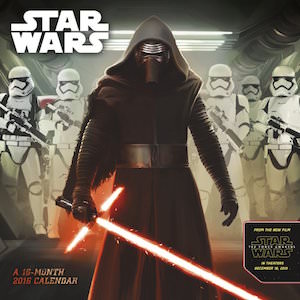 Star Wars The Force Awakens Wall Calendar 2016