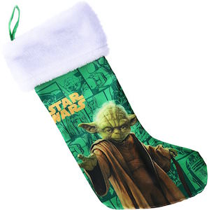 Yoda Green Christmas Stocking