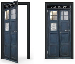 Tardis Door Wrap Decal