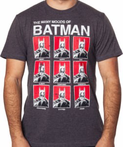 The Moods Of Batman T-Shirt