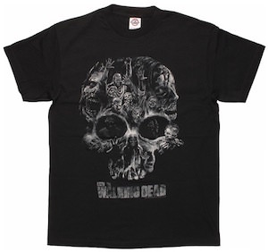 The Walking Dead Skull Made Of Walkers T-Shirt