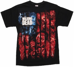 The Walking Dead Walkers Flag T-Shirt