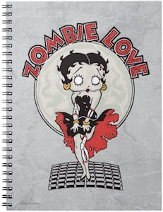 Betty Boop Zombie Love Notebook