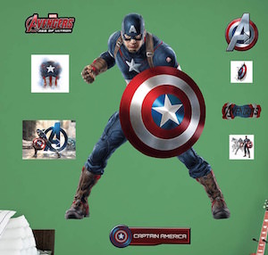 Captain America Age Of Ultron Wall Decal