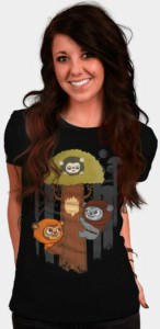 Ewok's In A Tree Women's T-Shirt