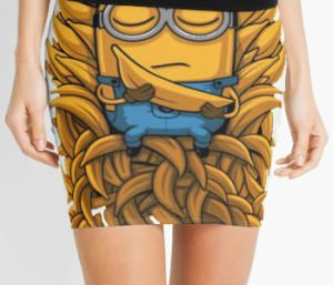 Minion Banana Throne Skirt