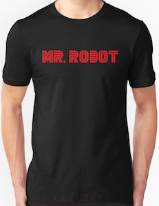 Mr. Robot Logo Black T-Shirt