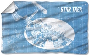 Starship Enterprise Blanket