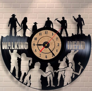 The Walking Dead Vinyl Wall Clock
