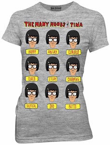 Bob's Burgers The Many Moods Of Tina T-Shirt