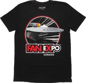 Star Trek USS Enterprise Fan Expo T-Shirt