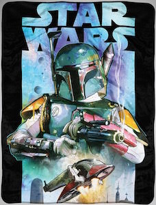 Boba Fett Fleece Blanket