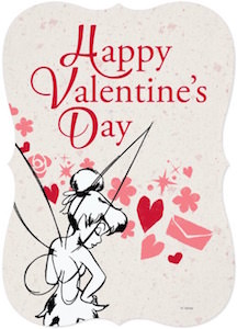 Tinker Bell Happy Valentine’s Day Card