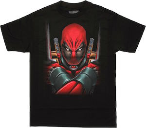 Marvel Deadpool With Arms Crossed T-Shirt