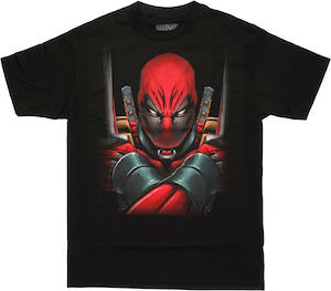 Marvel Deadpool With Arms Crossed T-Shirt