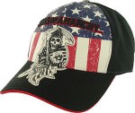 Sons Of Anarchy Flag And Reaper Baseball Cap