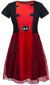 Red Deadpool costume dress