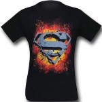 Exploding Superman Logo T-Shirt