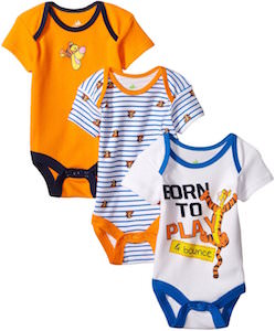 Disney Winnie the Pooh Tigger Baby Bodysuit 3 Pack