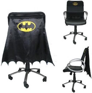 Dc Comics Black Batman Chair Cape