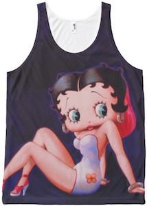 Swimsuit Wearing Betty Boop Tank Top