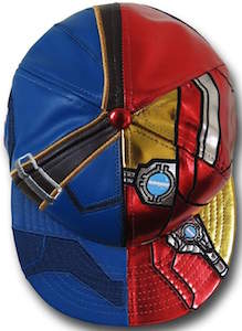 Captain America cap with Iron man and Captain America