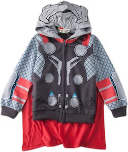 Kids Thor Costume Hoodie With Cape