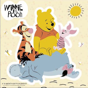 Disney 2017 Winnie the Pooh Wall Calendar