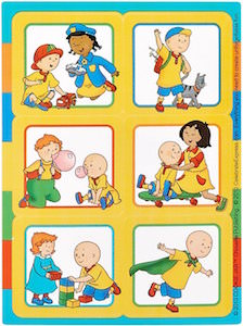 Caillou Sticker Sheets