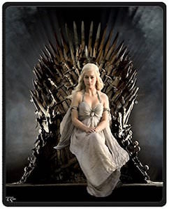 Game of Thrones Daenerys Targaryen On The Throne Blanket