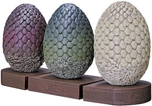 Game of Thrones Dragon Egg Bookends