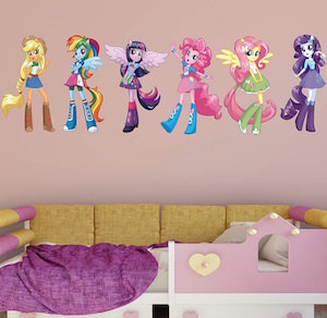 My Little Pony Equestrian Girls Wall Decal Set