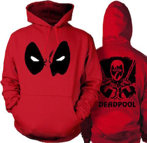 Marvel Red Deadpool Hoodie