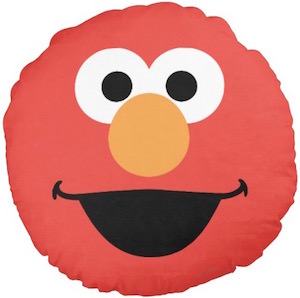 Round Elmo Face Pillow
