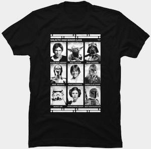 Star Wars Galactic High Class Photo T-Shirt