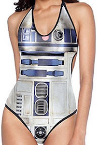 Star Wars R2-D2 Women's Halter Top Swimsuit