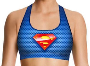 Superman And Supergirl Sports Bra