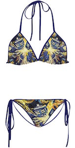 Doctor Who Exploding Tardis Bikini