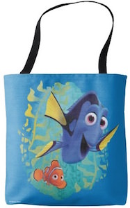 Finding Dory Tote Bag With Dory And Nemo