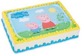 Peppa Pig Edible Cake Topper Image