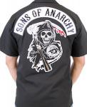 Sons Of Anarchy Reaper Logo Work Shirt