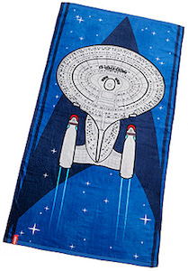 Star Trek Blue Beach Towel