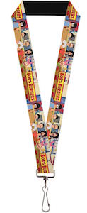 Bob's Burgers Family In The Restaurant Lanyard